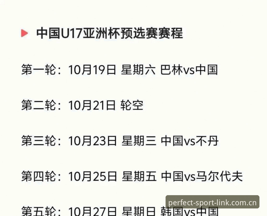 完美体育好用吗手机版 U17世界杯抽签揭晓,3个关键看点助你快速掌握中国队的晋级路